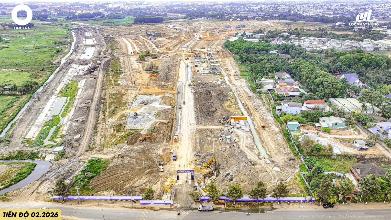 Thực tế tiến độ thi công dự án One Era mới nhất tháng 02/2026