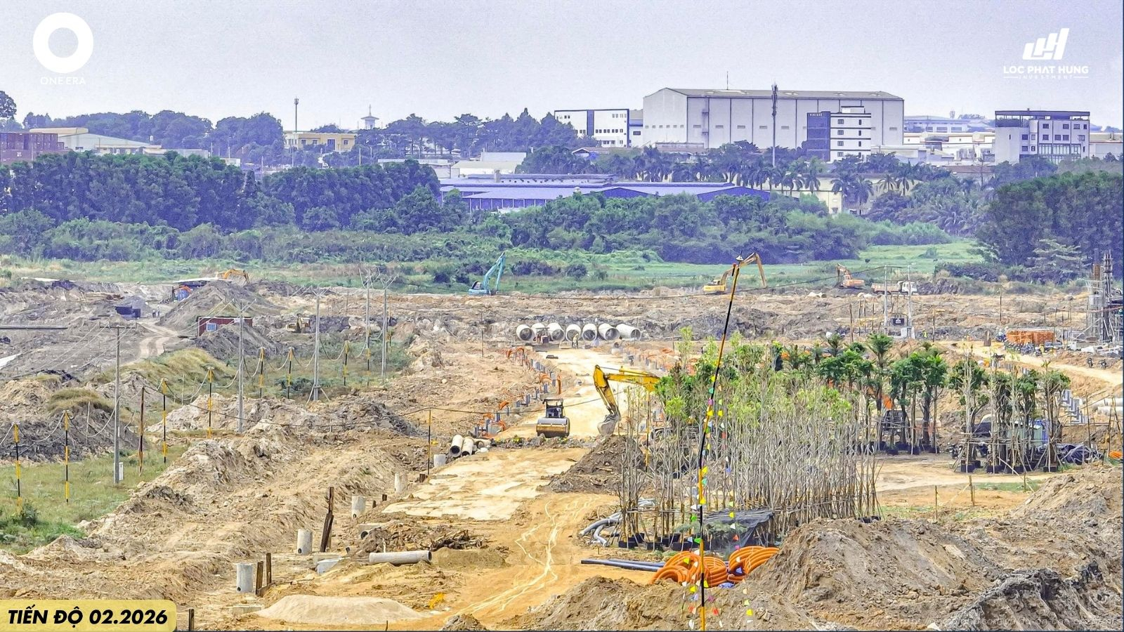 Thực tế tiến độ thi công dự án One Era mới nhất tháng 02/2026