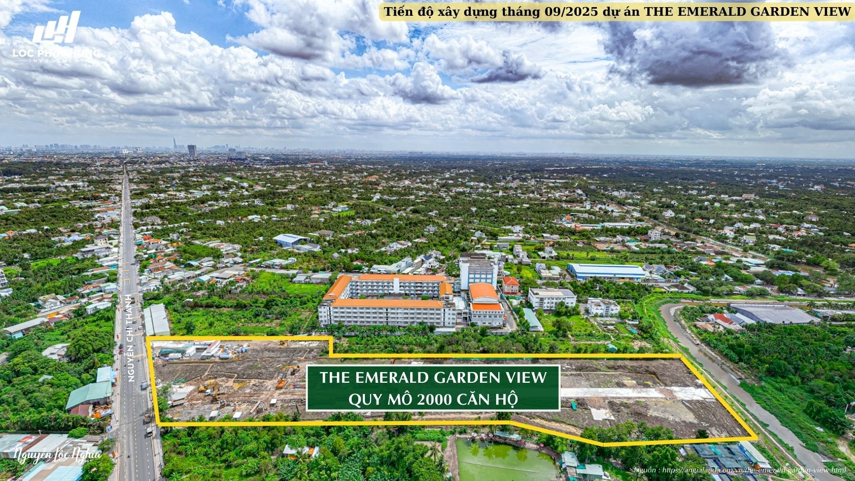 Tiến độ Xây Dựng Dự án The Emerald Garden View Tháng 9/2025