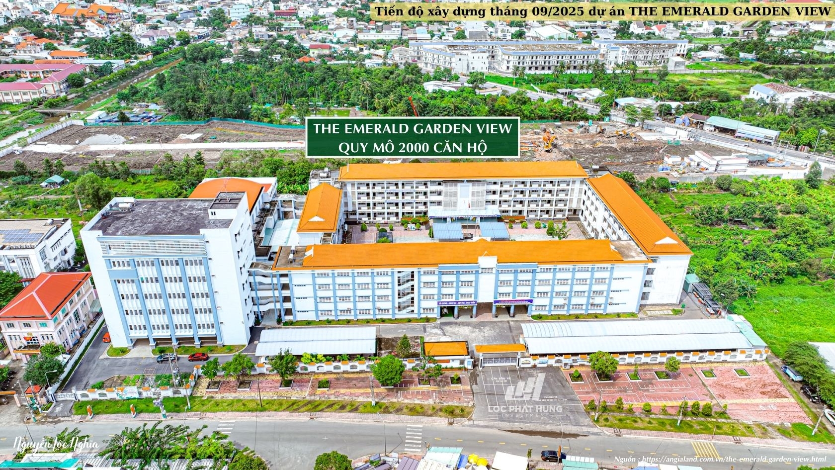 Tiến độ Xây Dựng Dự án The Emerald Garden View Tháng 9/2025