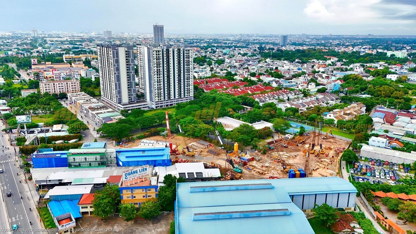 Tiến độ xây dựng tháng 09/2025 dự án Setia Edenia, Phường Lái Thiêu, TP. Hồ Chí Minh
