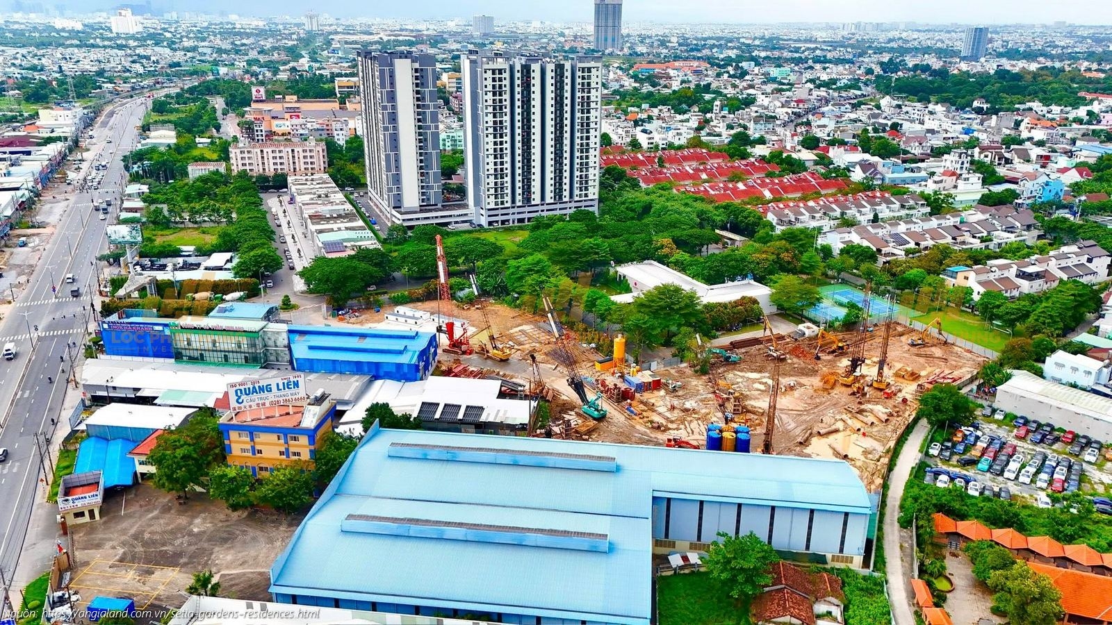 Tiến độ xây dựng tháng 09/2025 dự án Setia Edenia, Phường Lái Thiêu, TP. Hồ Chí Minh