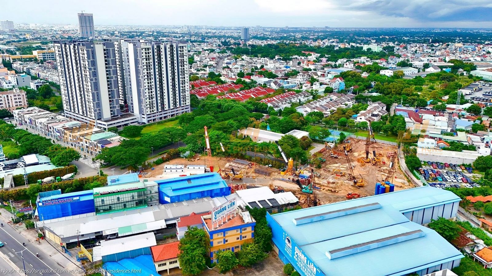 Tiến độ xây dựng tháng 09/2025 dự án Setia Edenia, Phường Lái Thiêu, TP. Hồ Chí Minh