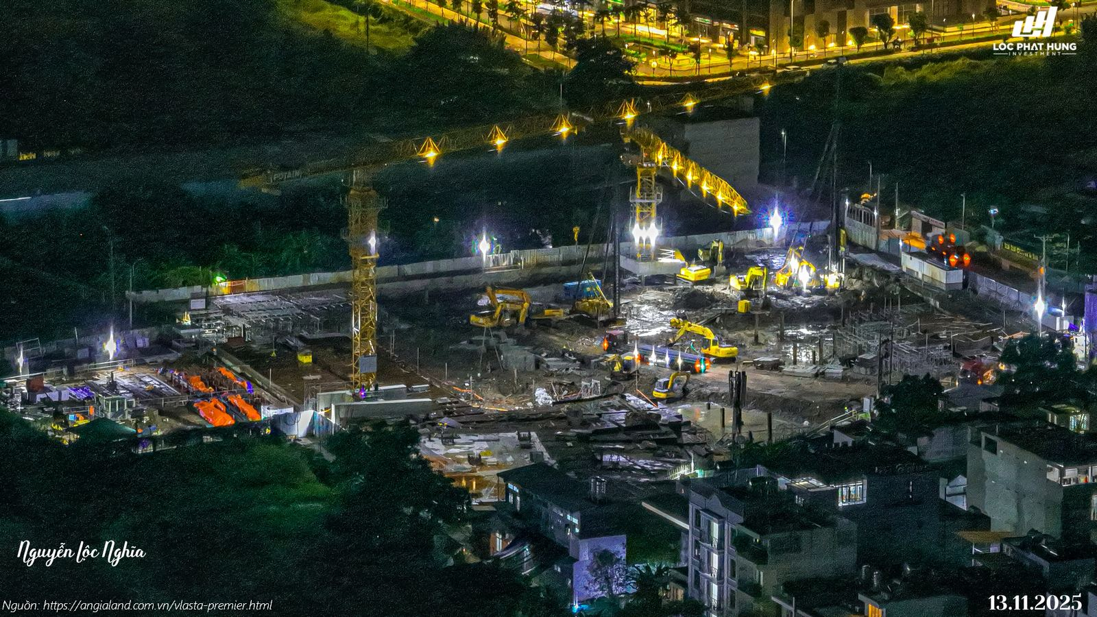 Cập nhật tiến độ xây dựng tháng 11/2025 dự án căn hộ Vlasta Premier Quận 7, Phường Phú Thuận