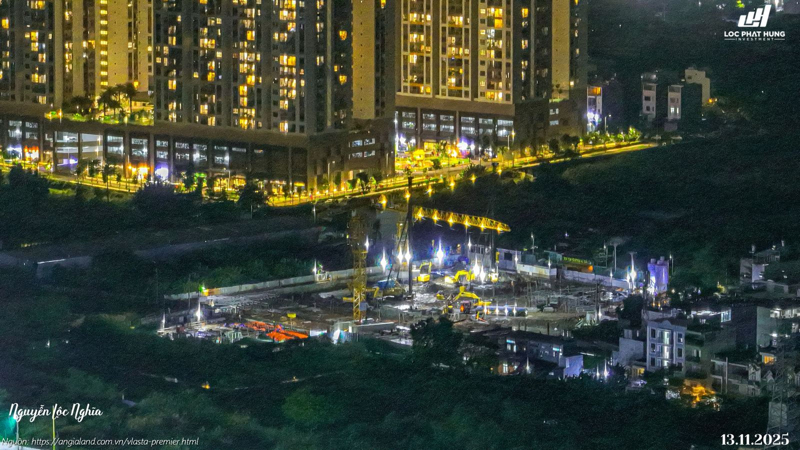Cập nhật tiến độ xây dựng tháng 11/2025 dự án căn hộ Vlasta Premier Quận 7, Phường Phú Thuận