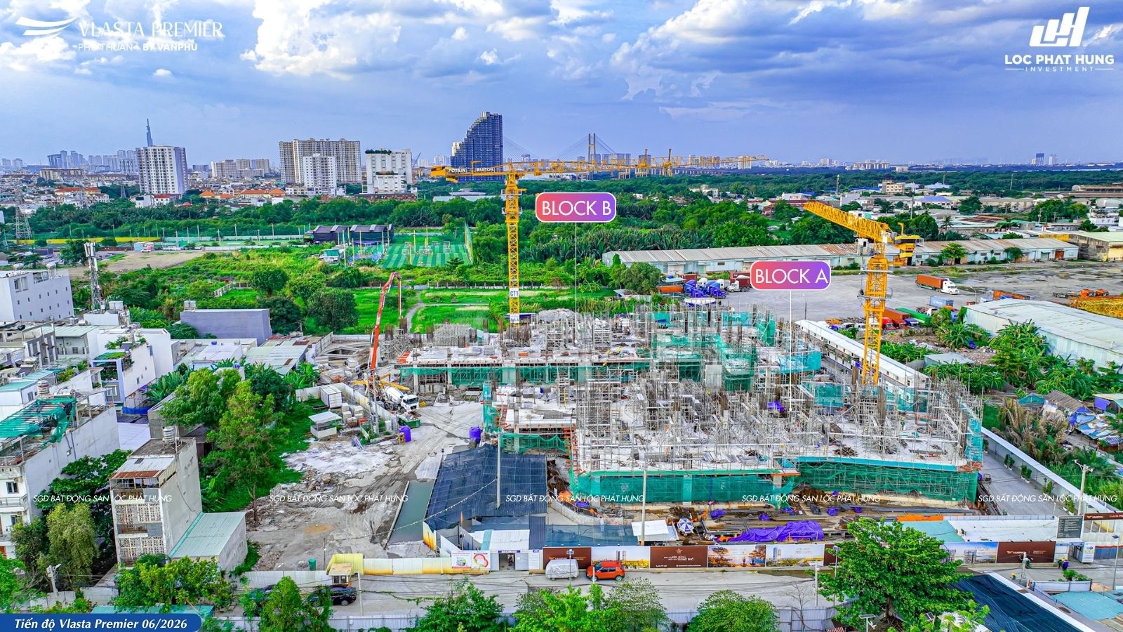 Tiến độ xây dựng Vlasta Premier tháng 06.2026