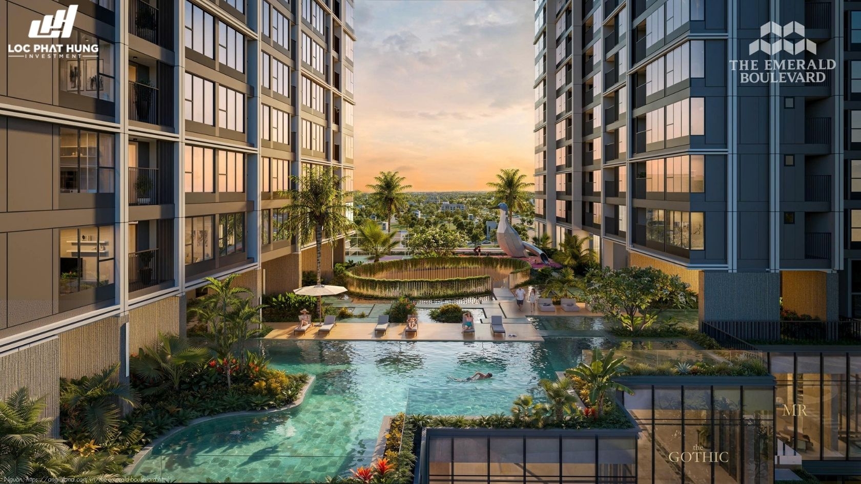 Hệ thống tiện ích đẳng cấp tại căn hộ chung cư The Emerald Boulevard