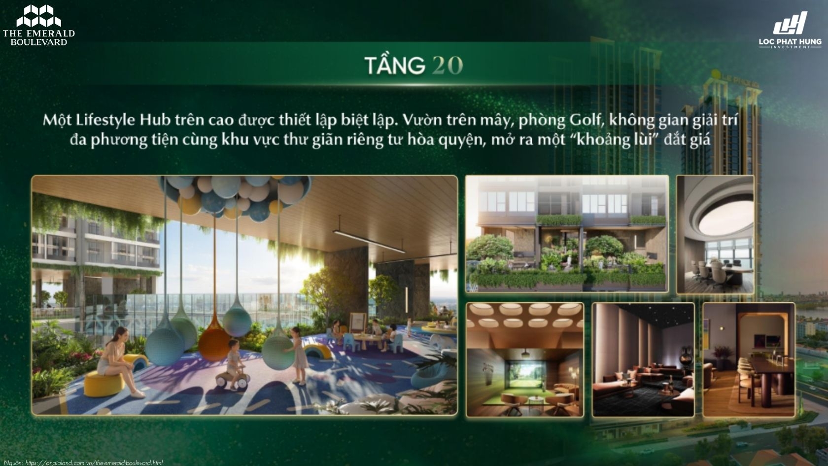 Hệ thống tiện ích đẳng cấp tại căn hộ chung cư The Emerald Boulevard
