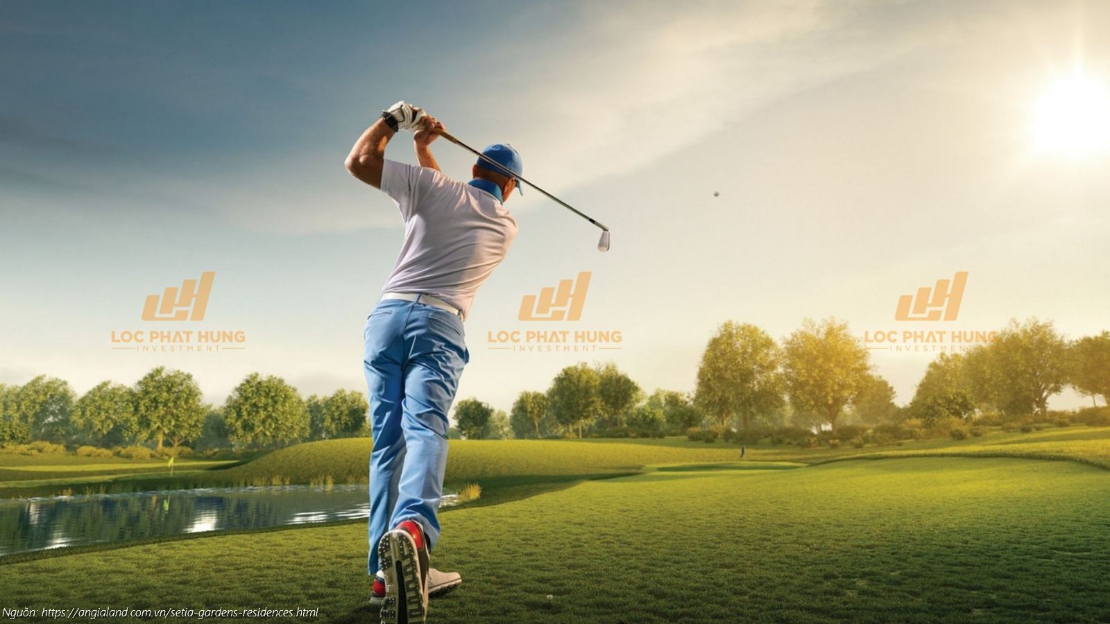 Tiện ích giải trí - Sân golf Sông Bé gần dự án Setia Gardens Residences