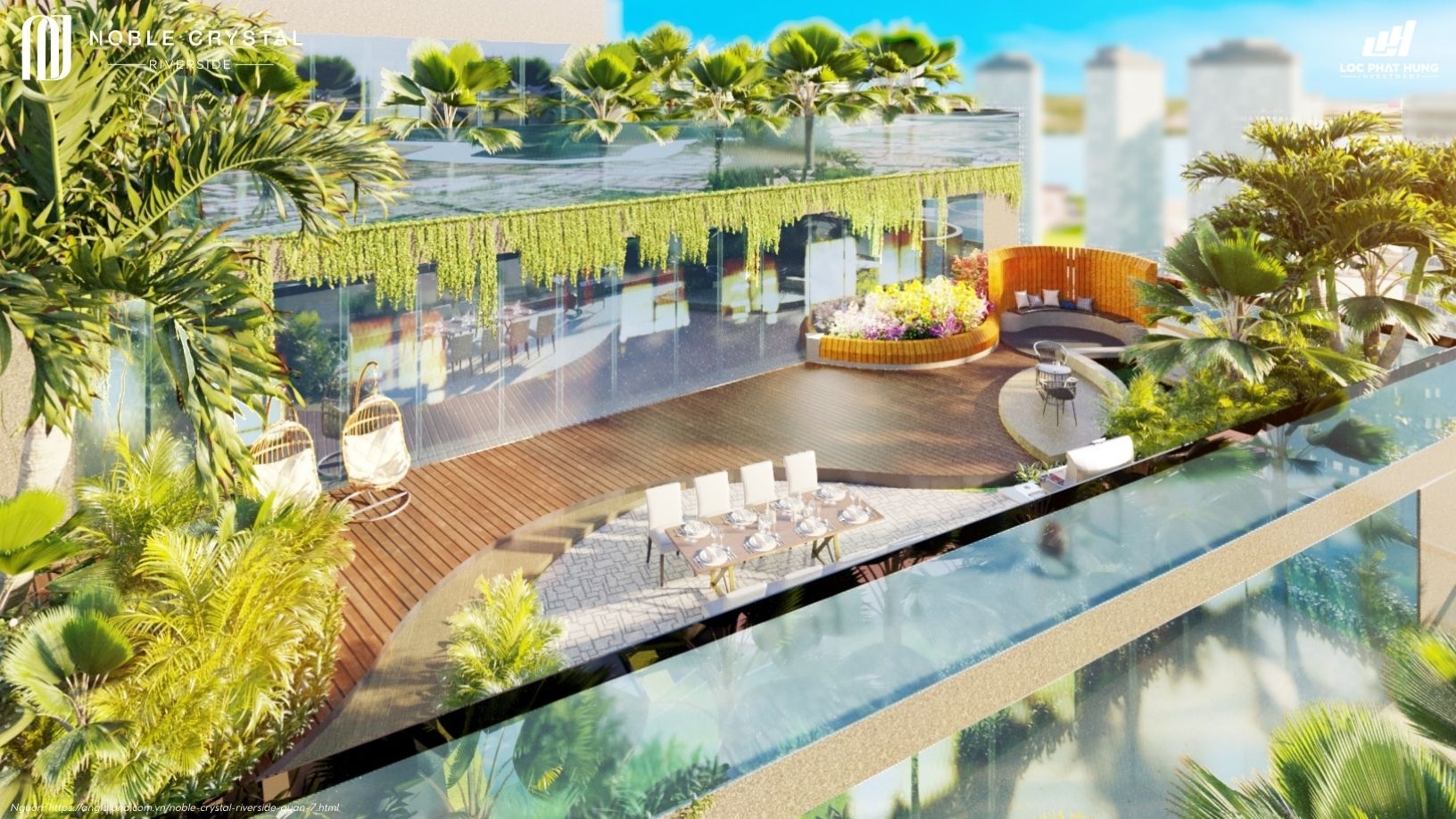 Tiện ích nội khu dự án Noble Crystal Riverside quận 7