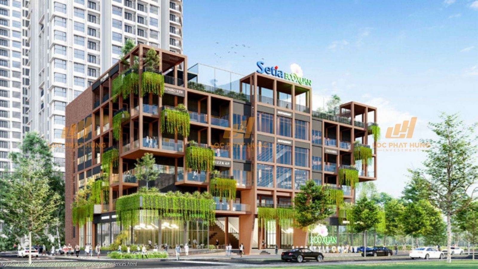 Trung tâm thương mại dịch vụ Lifestyle Center ngay trong KĐT Eco Xuân