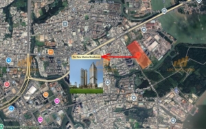 Vị trí và bản đồ đường đi đến dự án The New Marina Residences Quận 7, mặt tiền đường Đào Trí