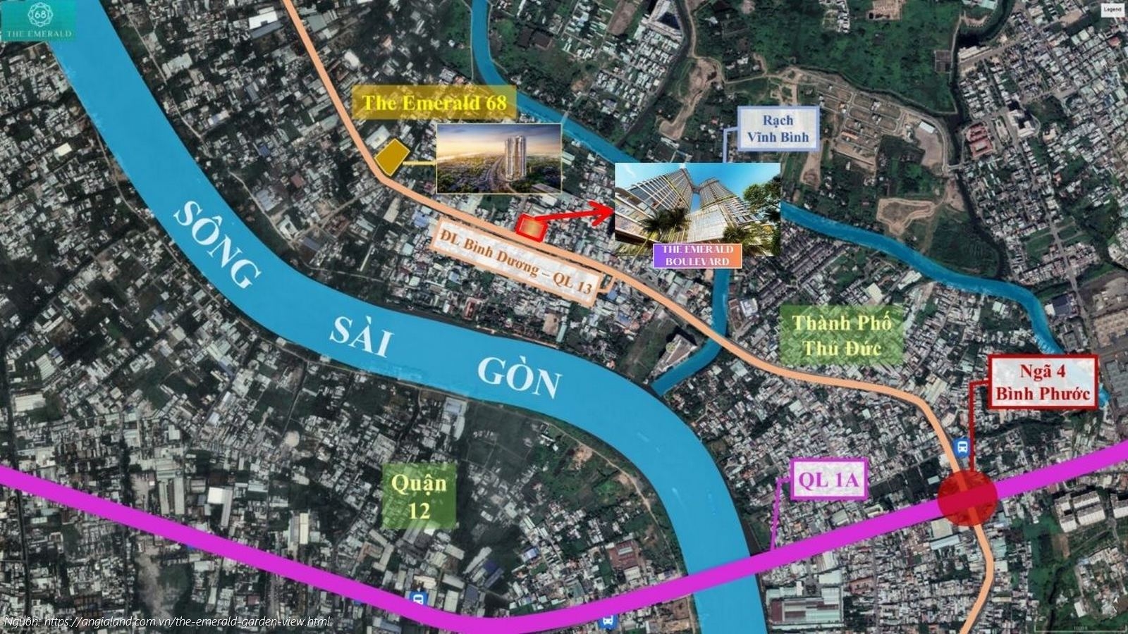 Phân Tích Vị Trí The Emerald Boulevard: "Tọa Độ Vàng" Tại TP.HCM