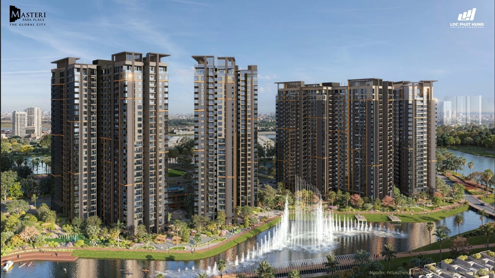 Phối cảnh tổng thể dự án Masteri Park Place