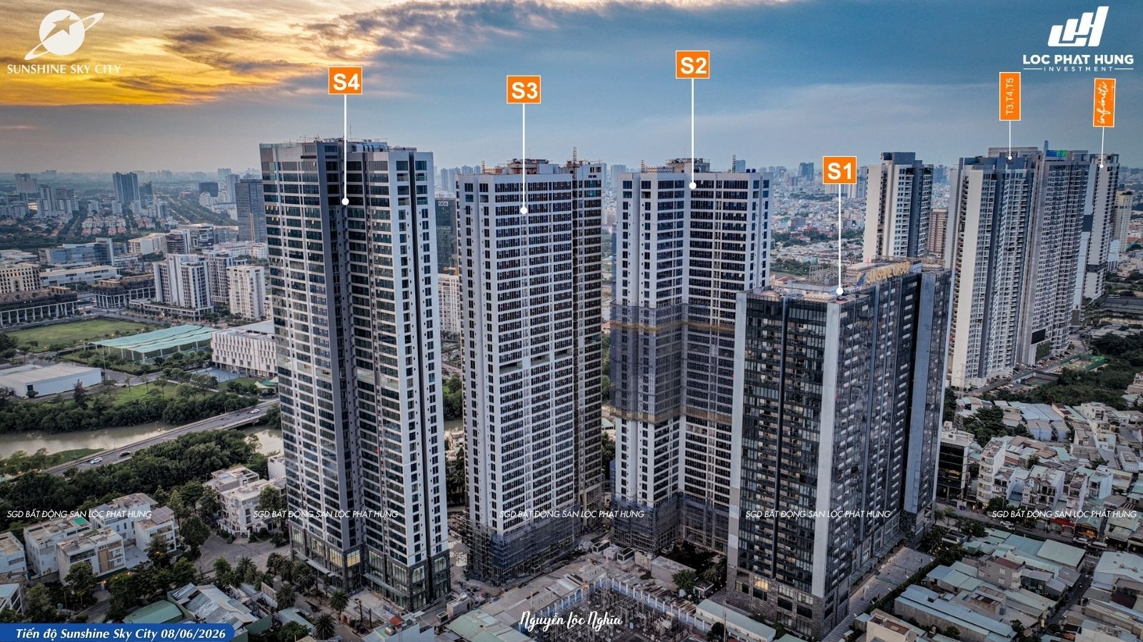 Tiến độ Sunshine Sky City tháng 06.2026