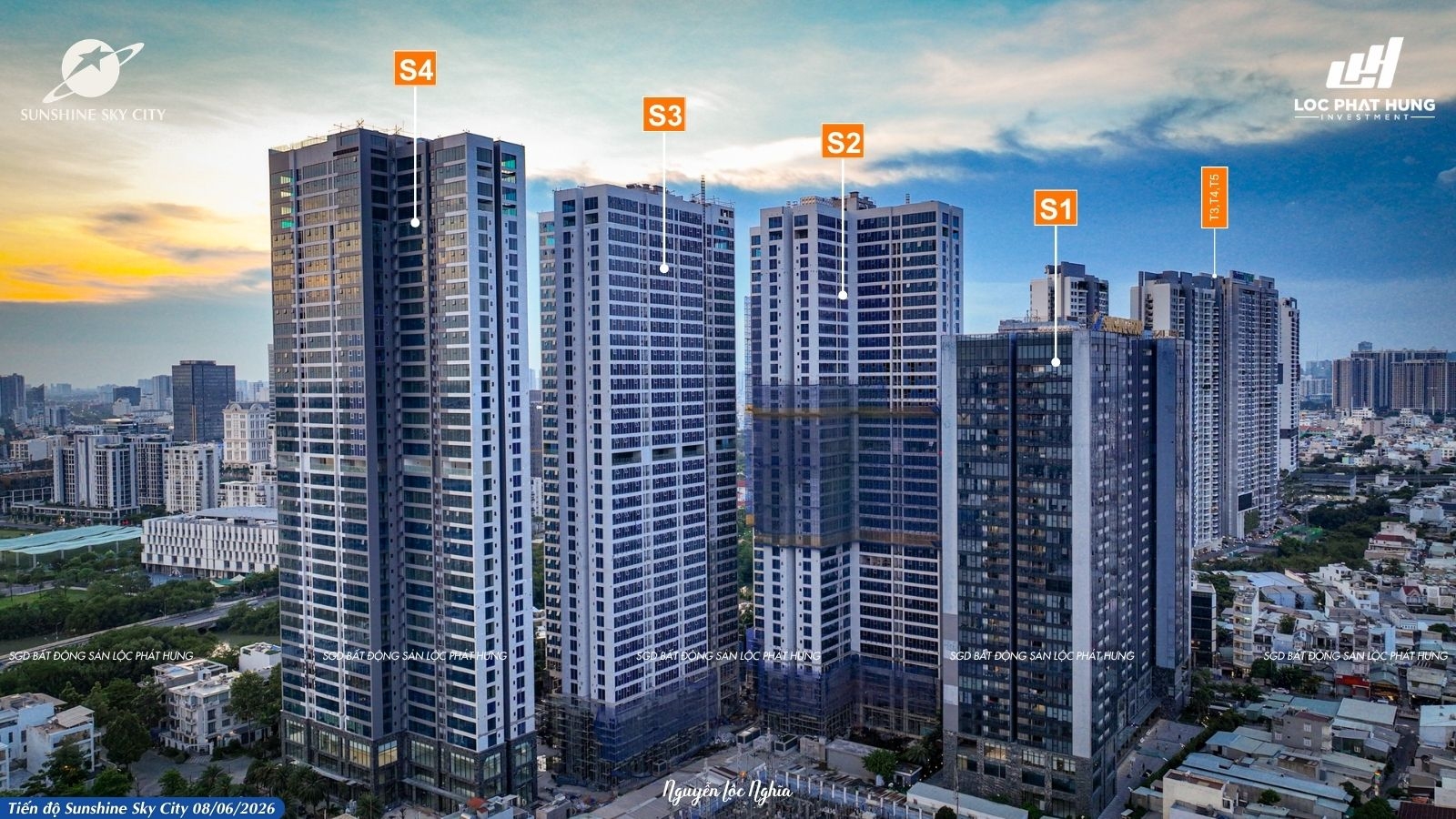 Tiến độ Sunshine Sky City tháng 06.2026