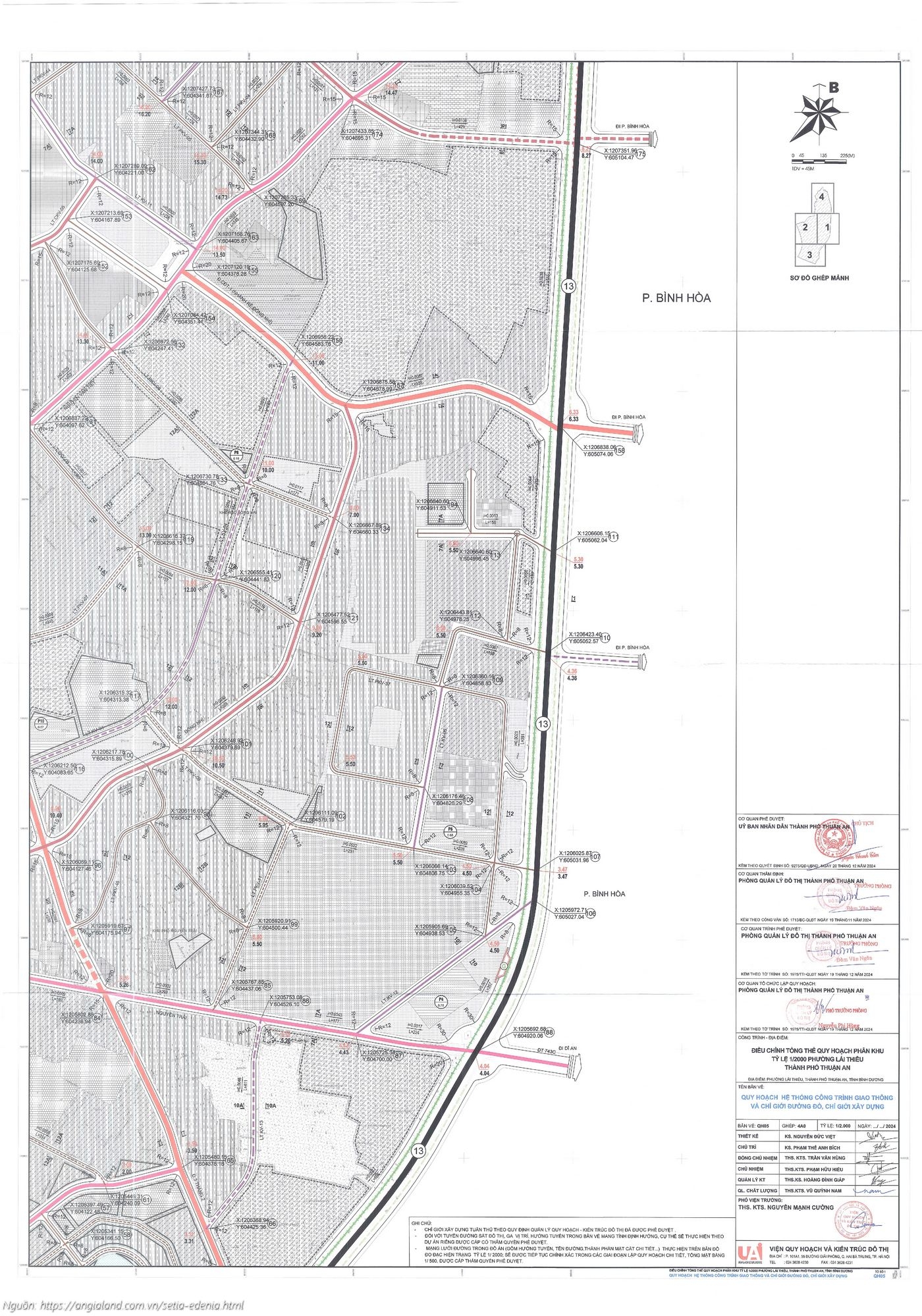 Bản đồ quy hoạch tuyến Metro 3B gần dự án Setia Edenia, Lái Thiêu, TPHCM