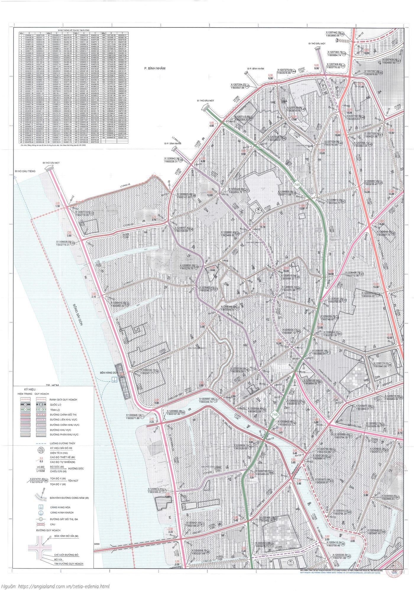 Bản đồ quy hoạch tuyến Metro 3B gần dự án Setia Edenia, Lái Thiêu, TPHCM