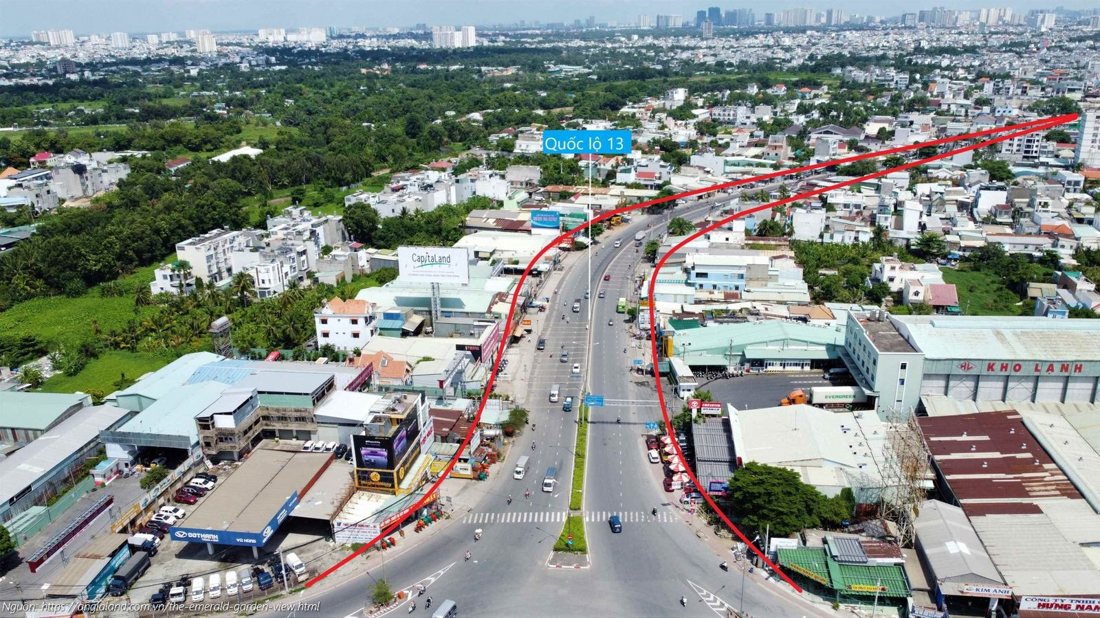 Mở rộng Quốc lộ 13 (Đại lộ Bình Dương) lên 8 làn xe: Cú hích hạ tầng gia tăng giá trị The Emerald Garden View