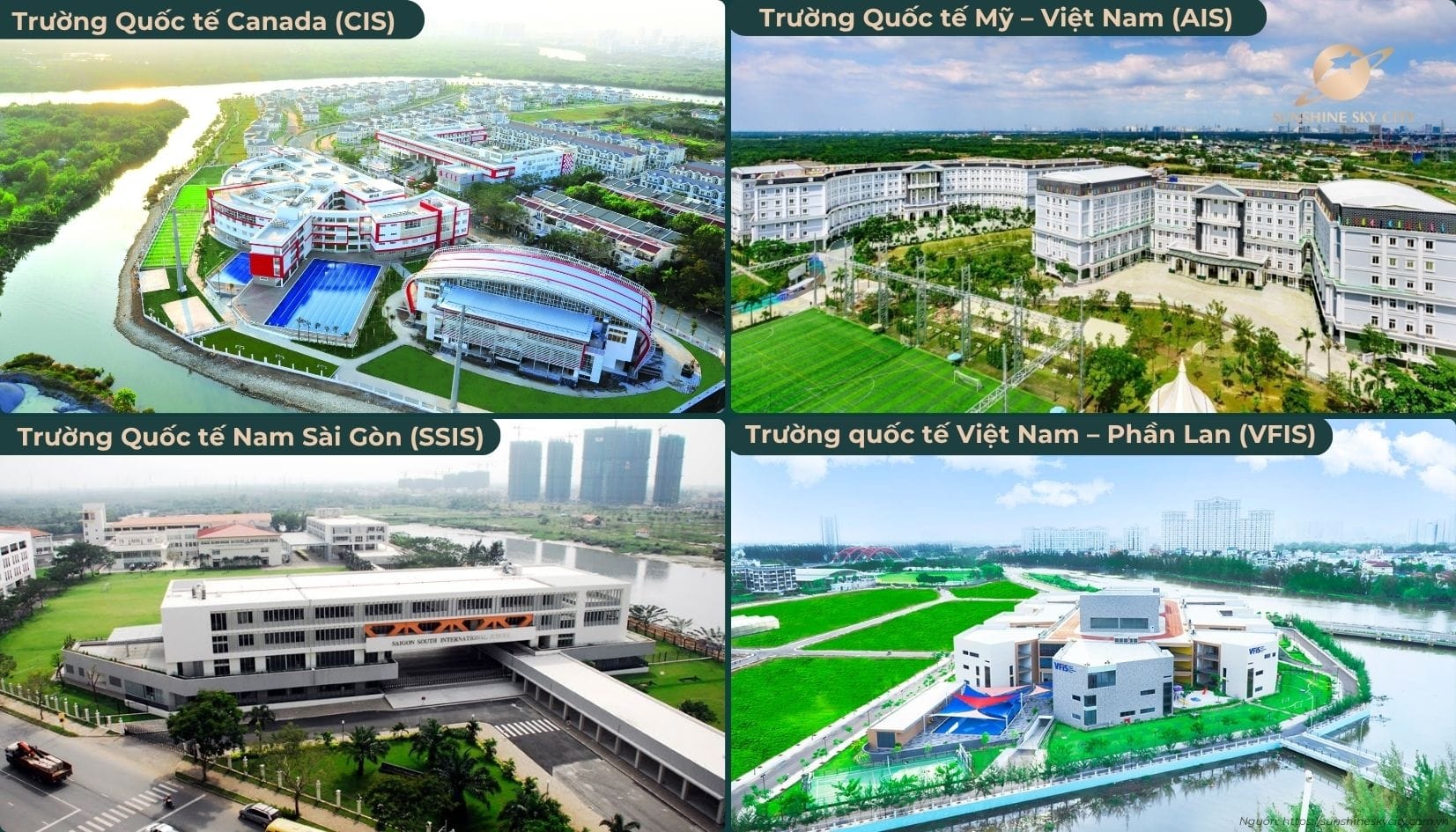 Hệ Thống Tiện ích Ngoại Khu Dự án Sunshine Sky City Quận 7