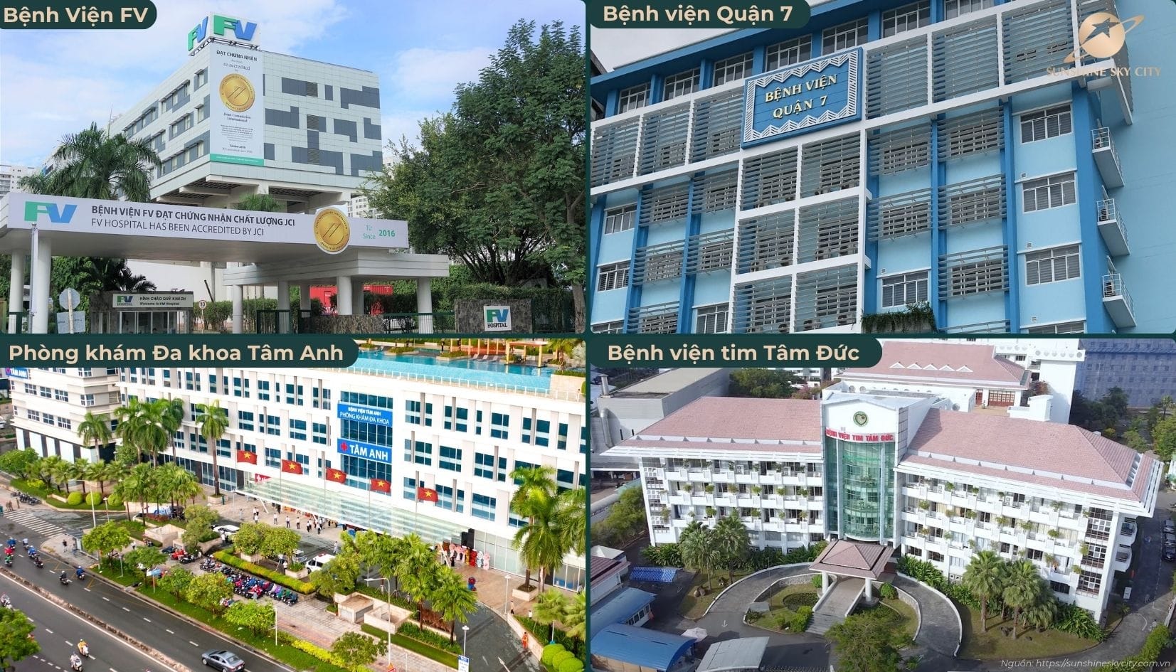 Hệ Thống Tiện ích Ngoại Khu Dự án Sunshine Sky City Quận 7