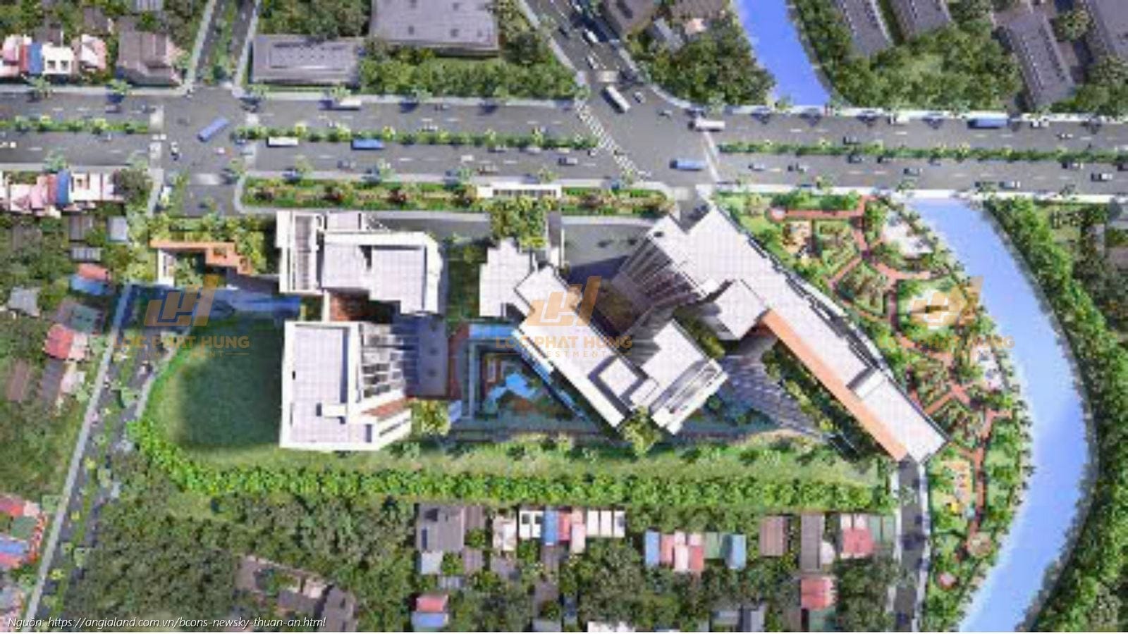 Mặt bằng tổng thể dự án căn hộ chung cư Bcons NewSky Thuận An