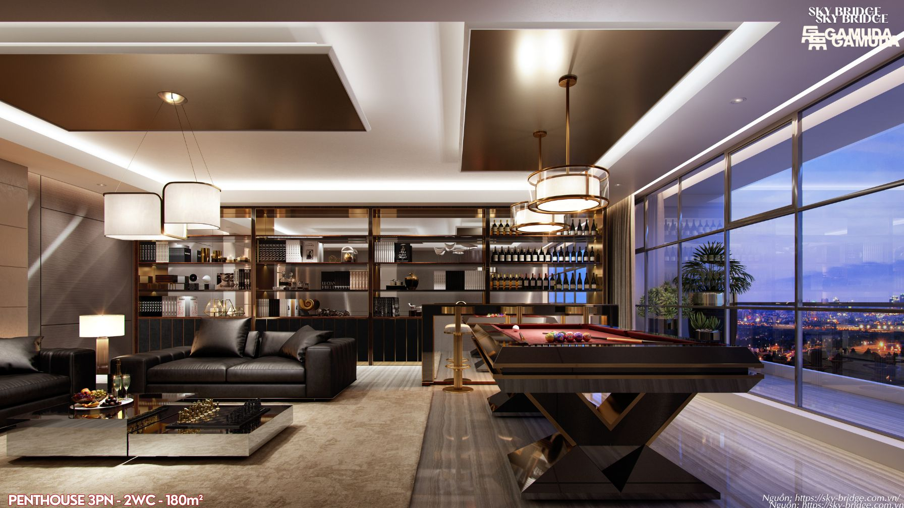 Penthouse 180m2 Skybridge - Gamuda Land