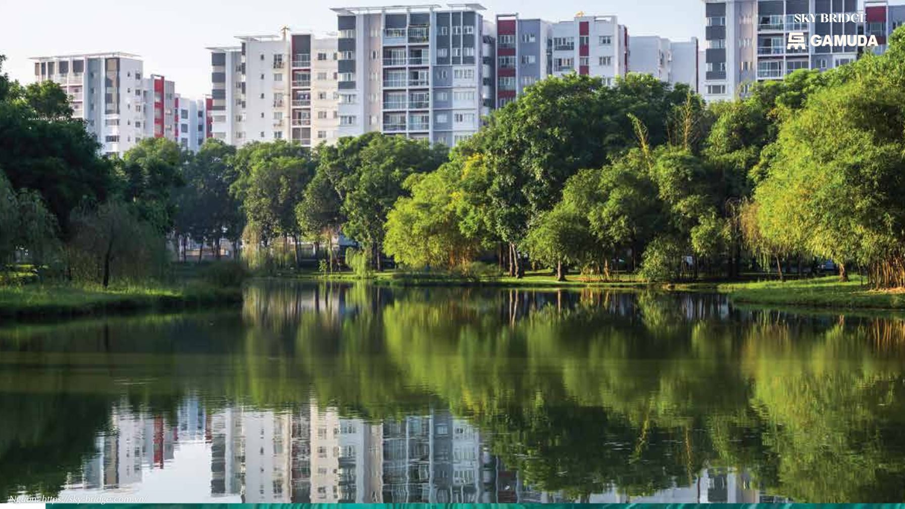 Phối cảnh tổng thể ban ngày dự án Skybridge - Gamuda Land