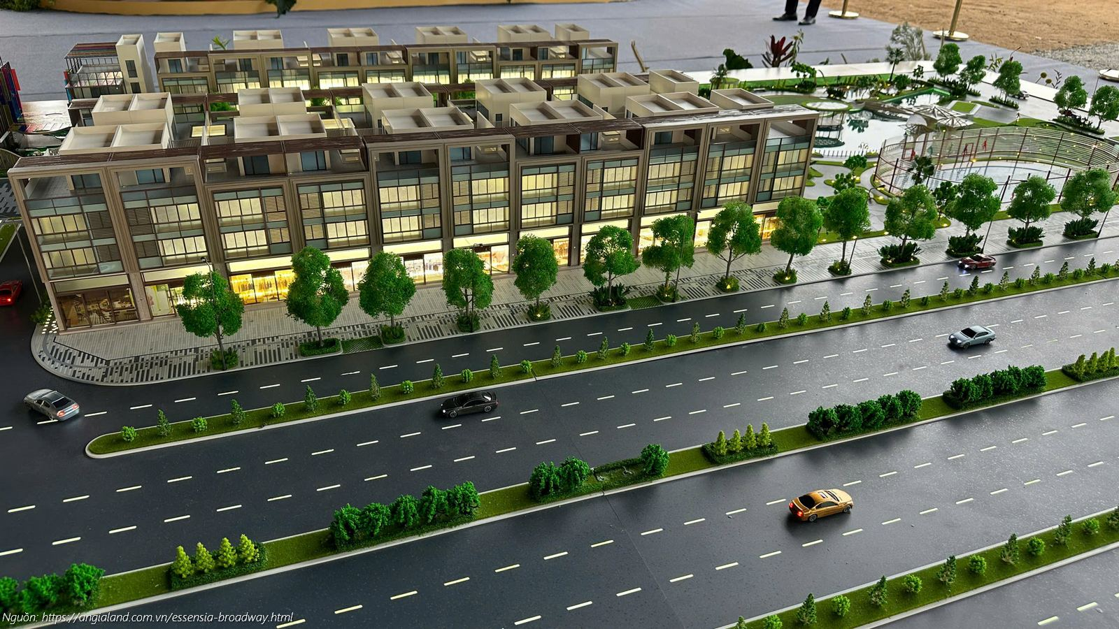 Sa bàn dự án Essensia Broadway Phú Long