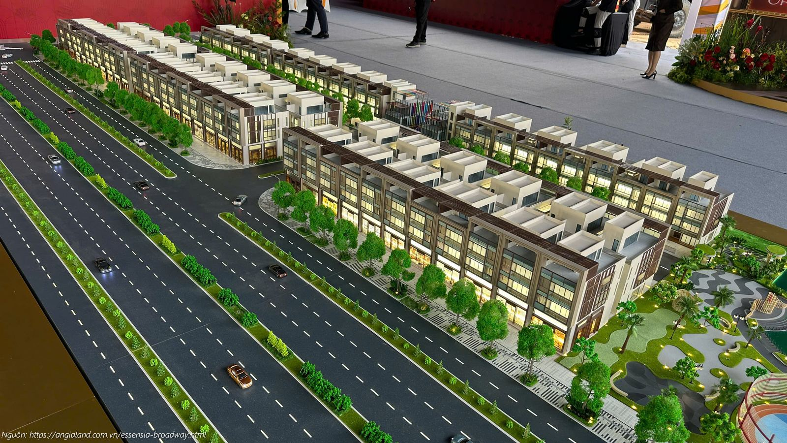 Sa bàn dự án Essensia Broadway Phú Long