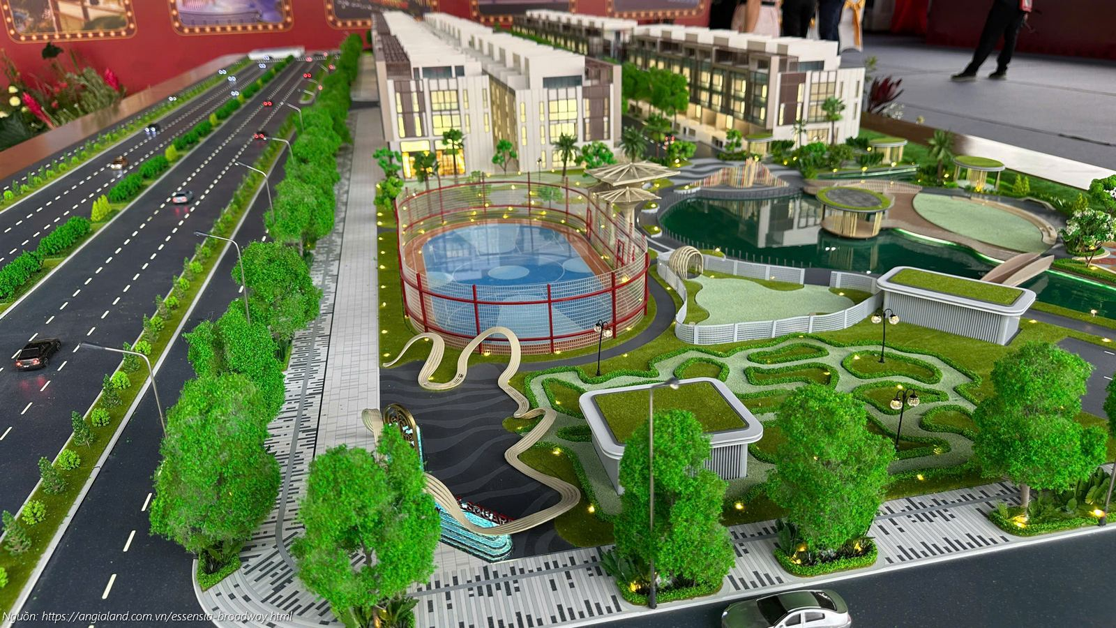 Sa bàn dự án Essensia Broadway Phú Long