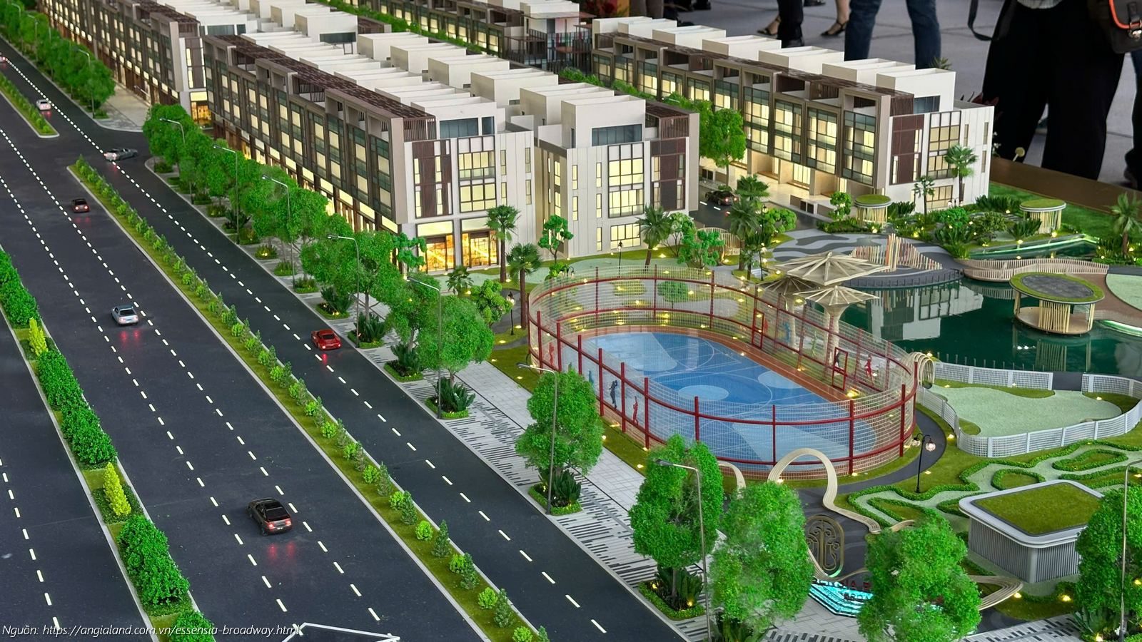 Sa bàn dự án Essensia Broadway Phú Long