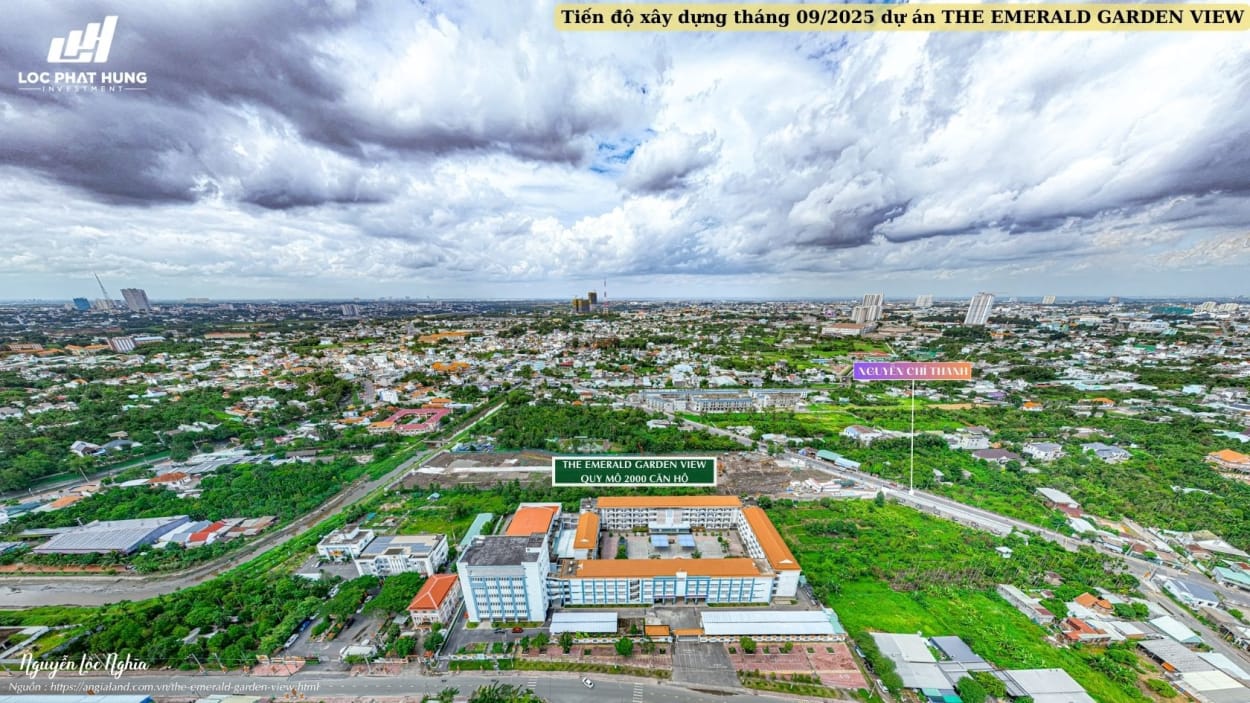 Tiến độ Xây Dựng Dự án The Emerald Garden View Tháng 9/2025