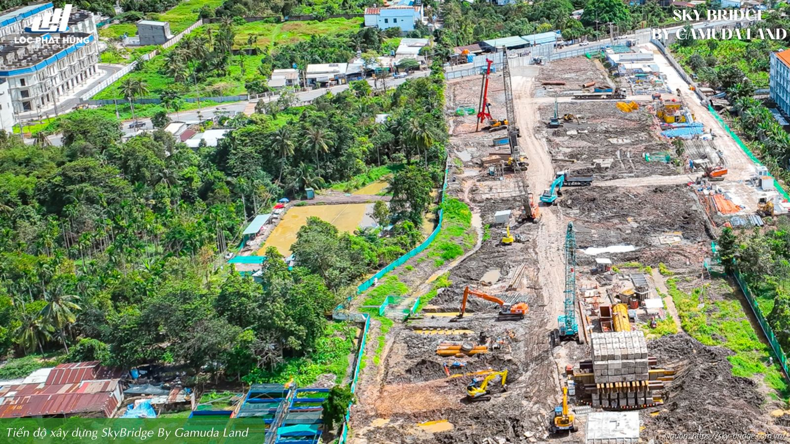 Tiến độ xây dựng dự án Skybridge Bình Dương mới nhất