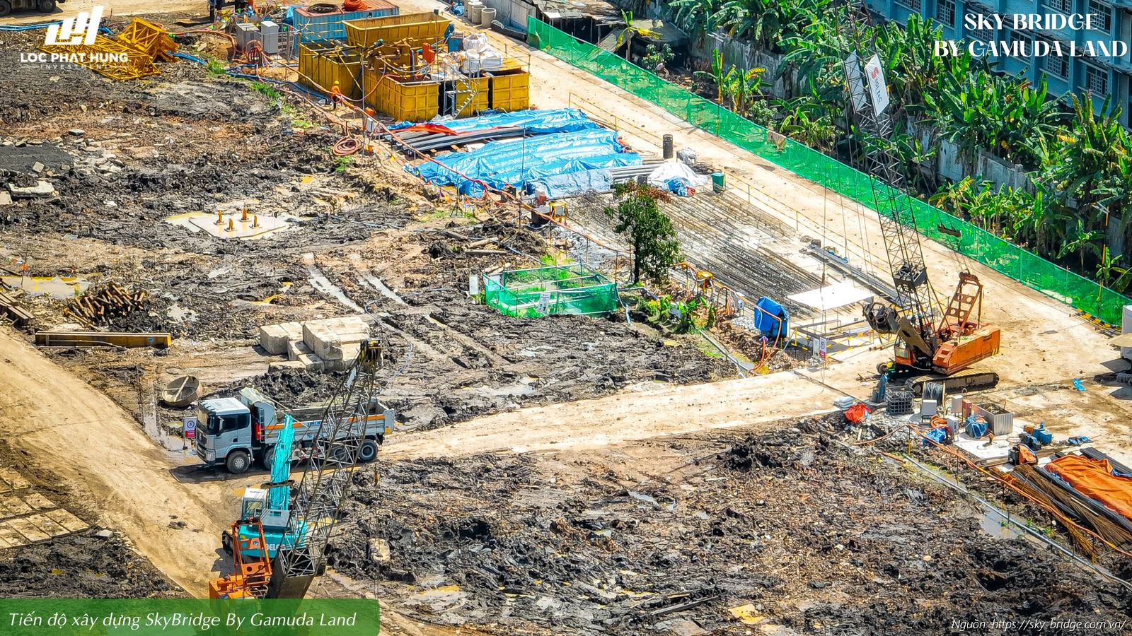 Tiến độ xây dựng dự án Skybridge Bình Dương mới nhất