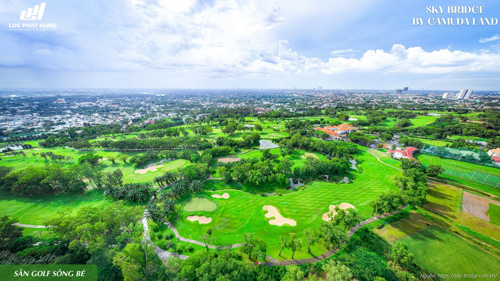 Tiện ích ngoại khu Sân Golf Sông Bé đối diện dự án Skybridge
