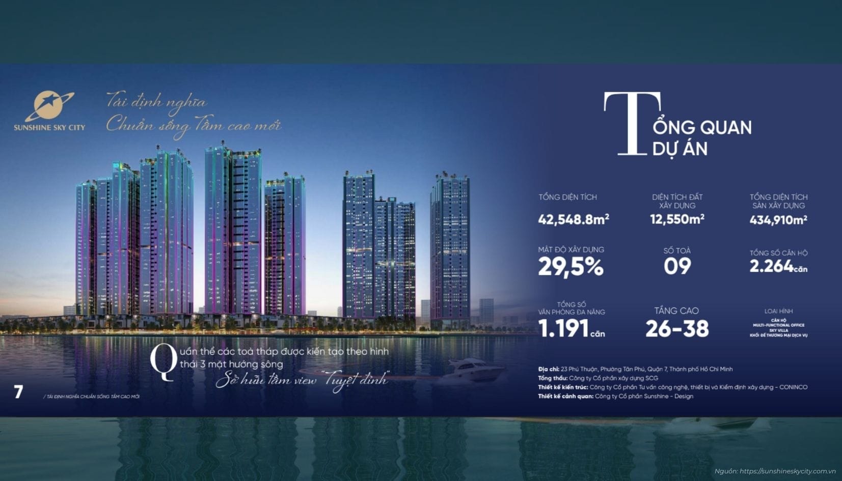 Tổng Quan Dự án Sunshine Sky City Quận 7