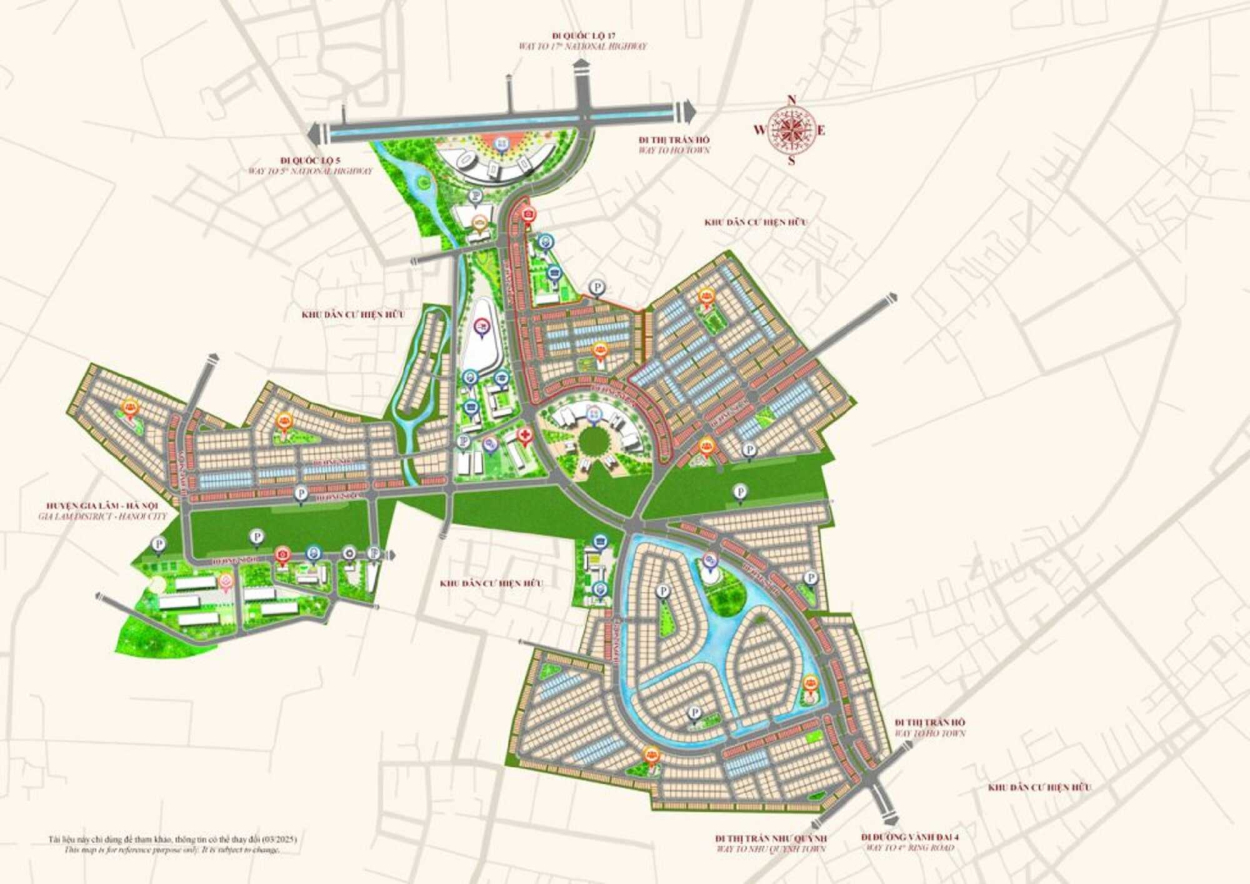 Vị Trí Địa Chỉ Hồng Hạc City Hạ tầng giao thông quanh khu đô thị Hồng Hạc City Bắc Ninh