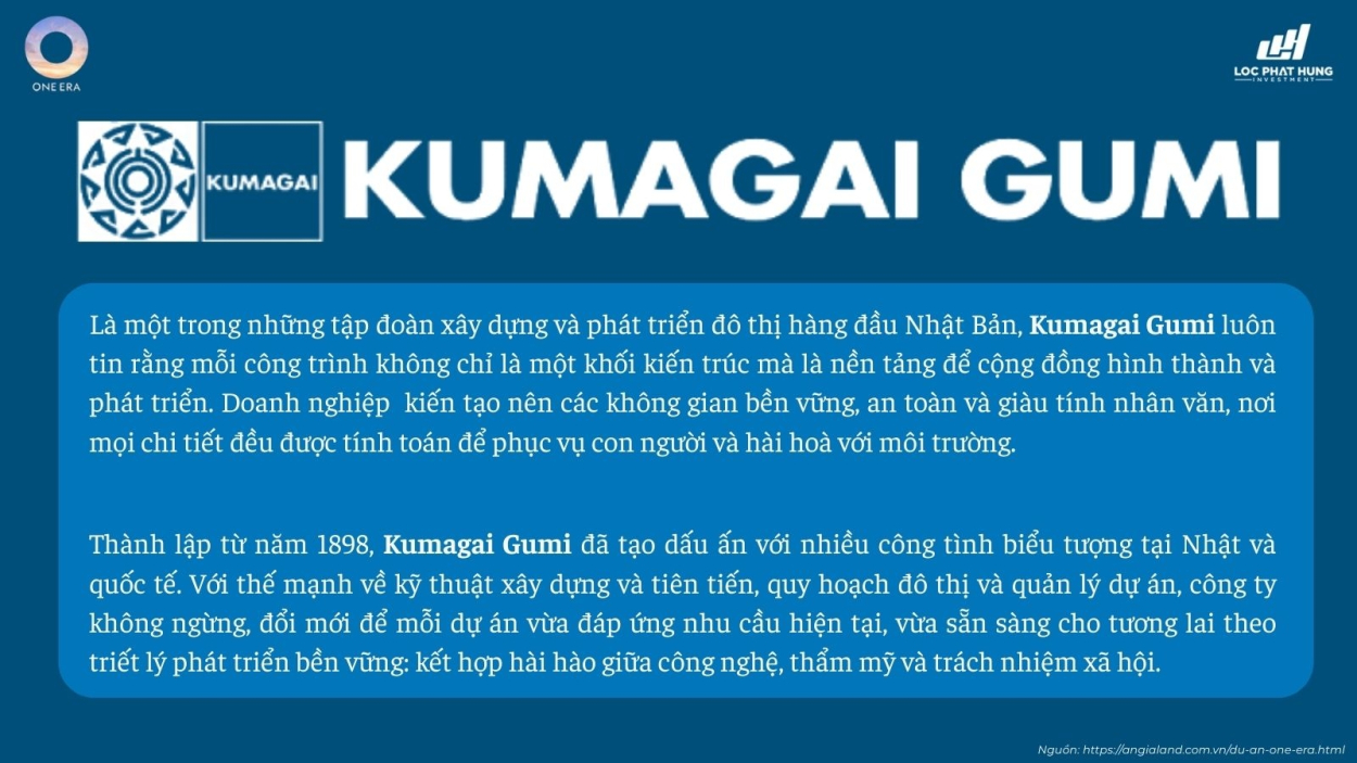 Các đối tác Nhật bản phát triển dự án One Era cùng Kinera