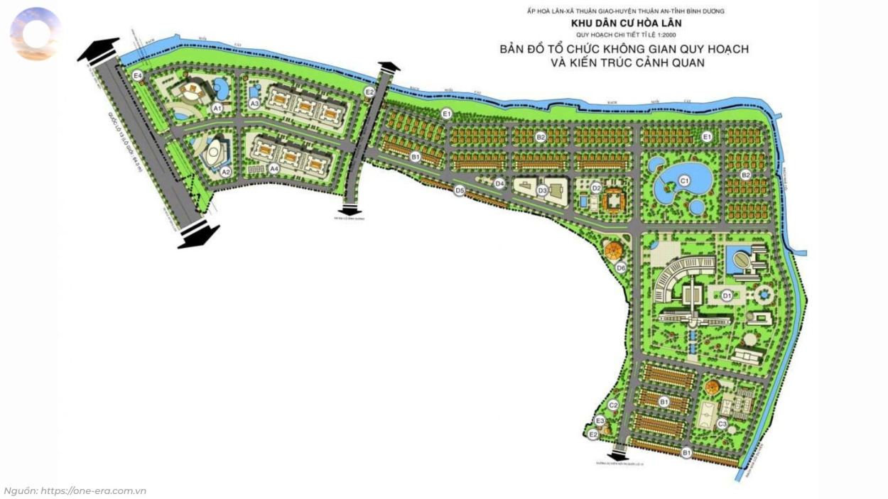 Mặt Bằng Tổng Thể Dự án One Era Thuận An Bình Dương