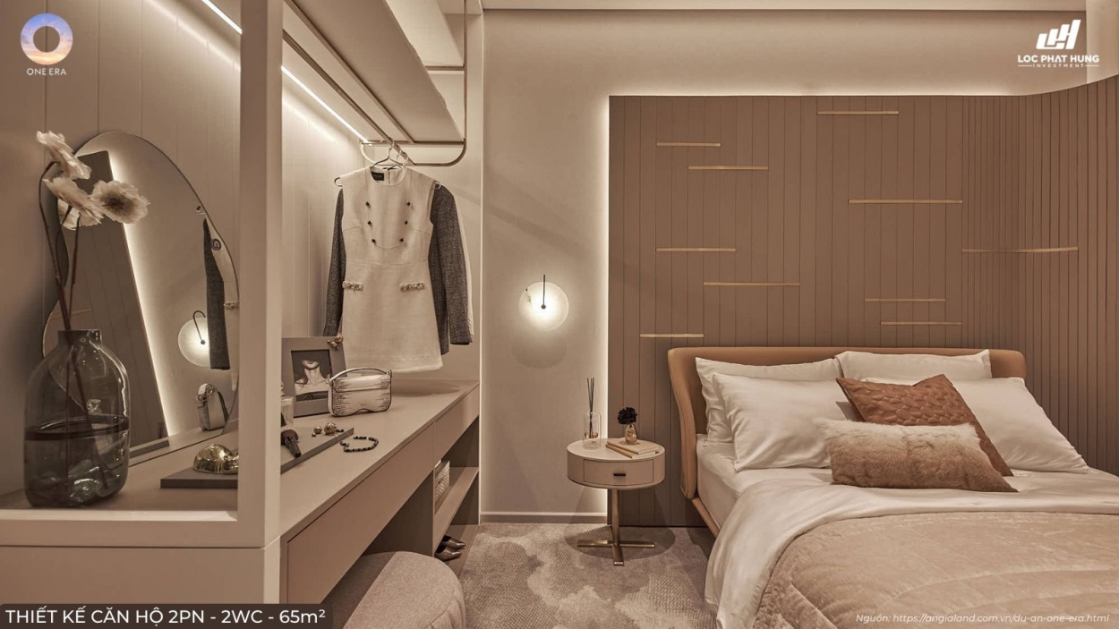 Nhà Mẫu Căn Hộ 2pn 2wc Diện Tích 65m² Dự án One Era