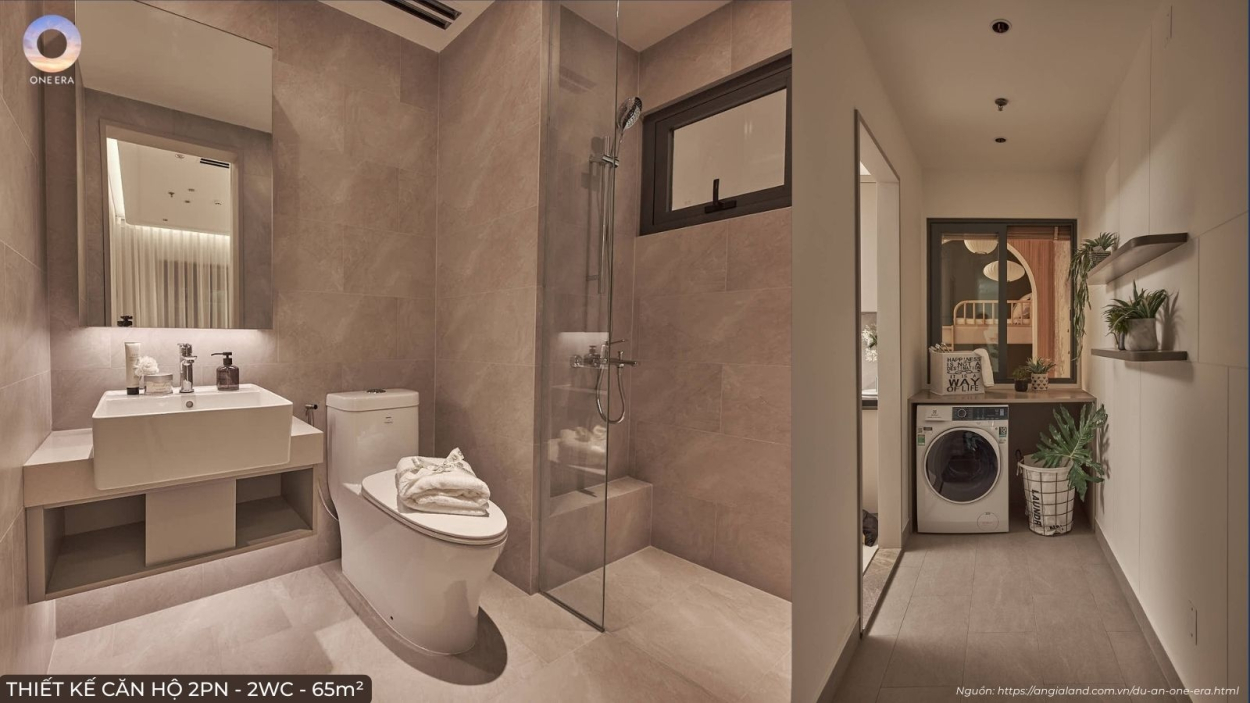 Nhà Mẫu Căn Hộ 2pn 2wc Diện Tích 65m² Dự án One Era