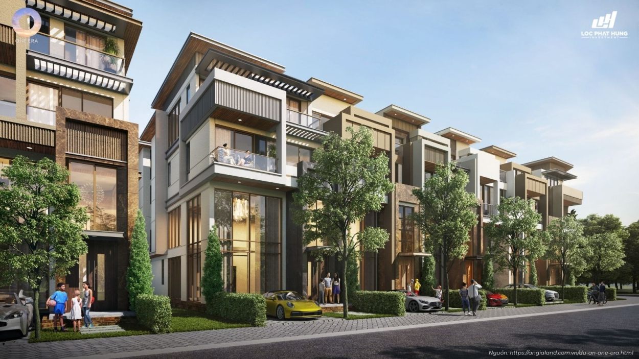 Phối Cảnh Tổng Thể Phân Khu Nhà Phố Compound Tại One Era