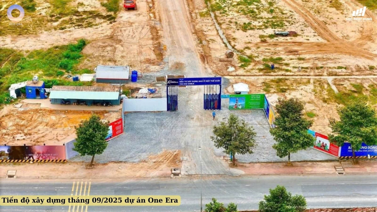 Hình ảnh Thực Tế Tiến độ Thi Công Dự án One Era Tháng 09/2025