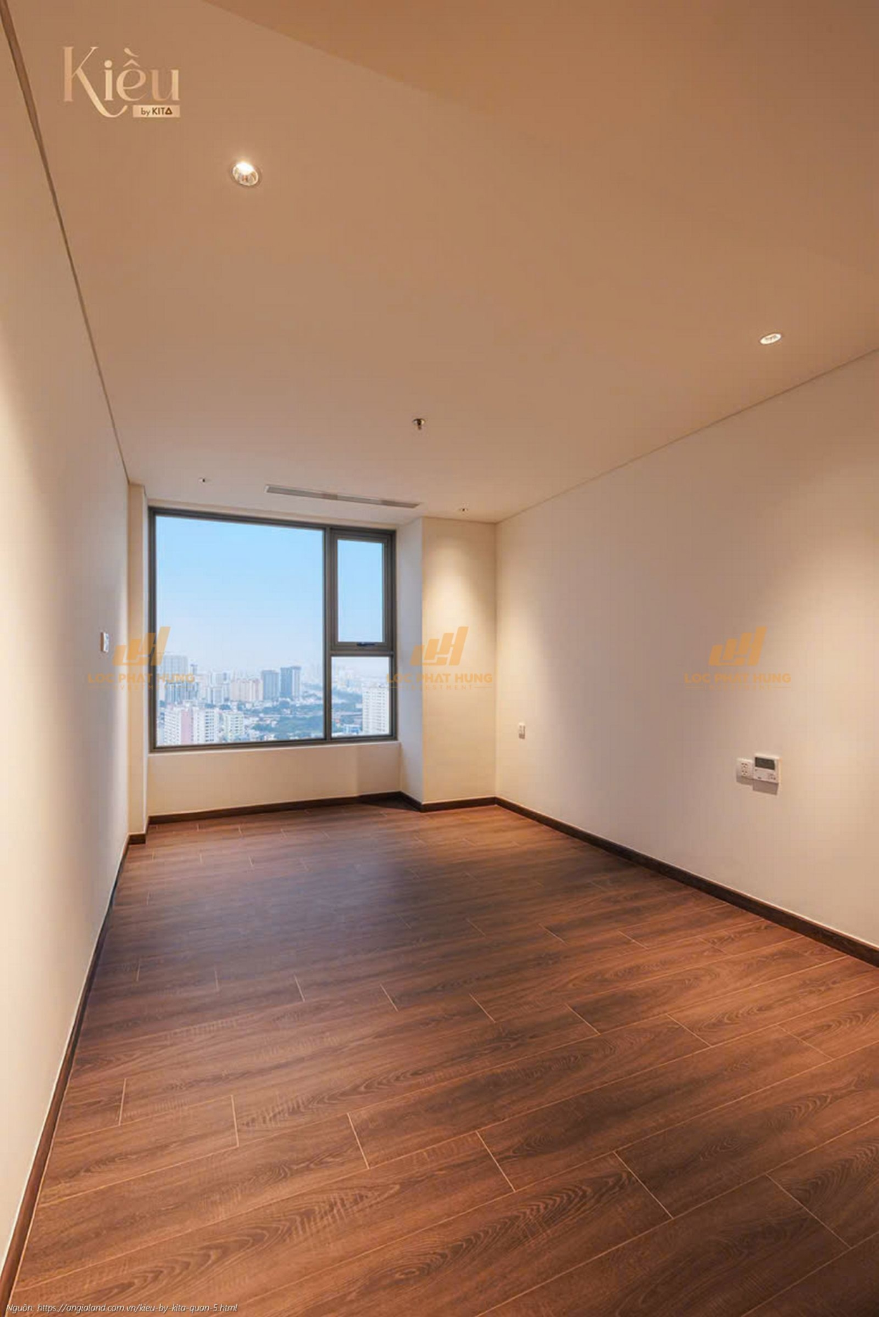 Ảnh thực tế căn hộ 23-07 diện tích 155m2 (3 phòng ngủ) tại dự án Kiều By Kita Quận 5.