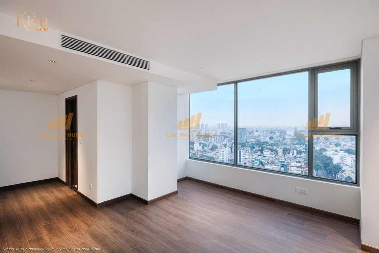 Ảnh thực tế căn hộ 23-07 diện tích 155m2 (3 phòng ngủ) tại dự án Kiều By Kita Quận 5.