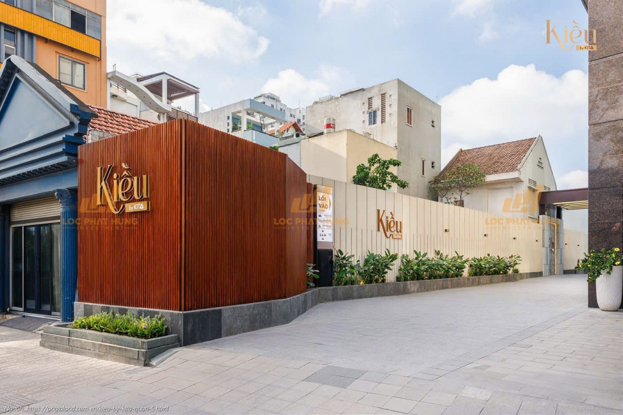 Ảnh thực tế sảnh trệt sang trọng tại dự án căn hộ hạng sang Kiều By Kita