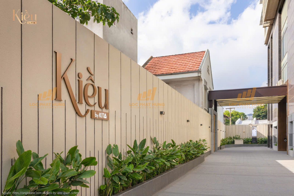 Ảnh thực tế sảnh trệt sang trọng tại dự án căn hộ hạng sang Kiều By Kita