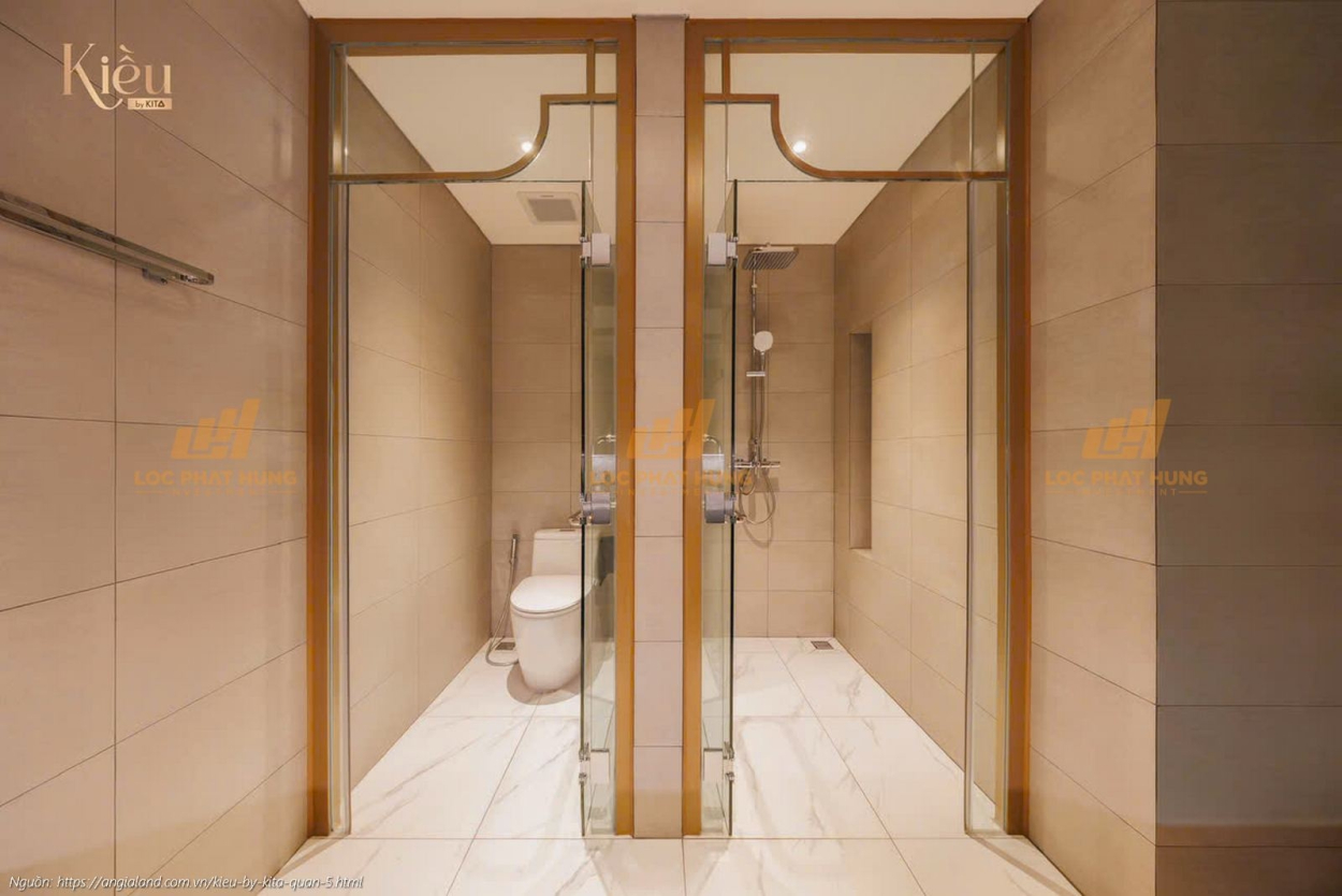 Ảnh thực tế căn hộ 23-01 diện tích 128m2 tại dự án Kiều By Kita Quận 5