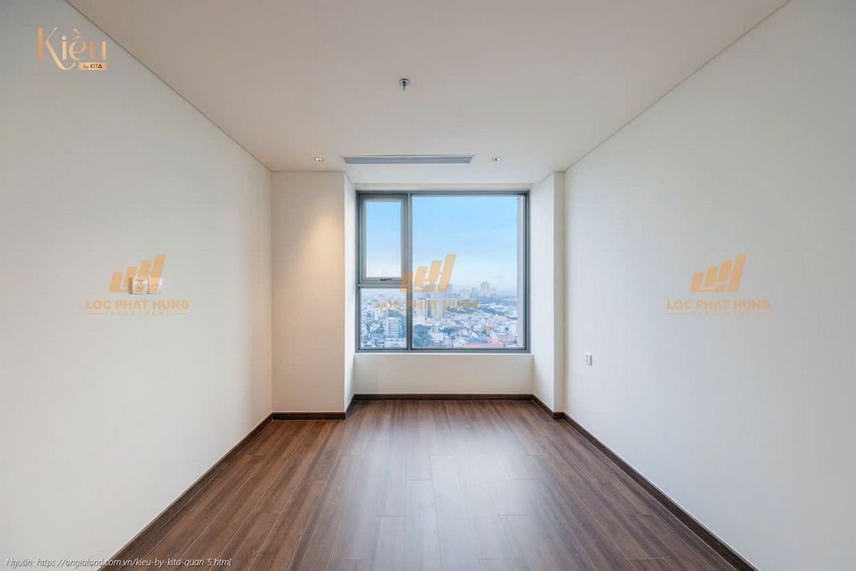 Ảnh thực tế căn hộ 23-03 diện tích 132m2 tại dự án Kiều By Kita Quận 5, sẵn sàng bàn giao.